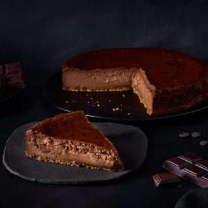 Tarta de Queso y Chocolate Negro