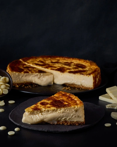 Tarta de Queso y Chocolate Blanco