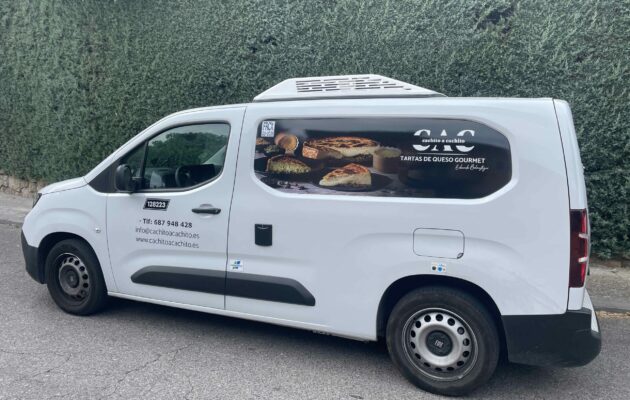 Furgoneta refrigerada de tartas de queso gourmet Furgoneta refrigerada para Tartas de queso a domicilio