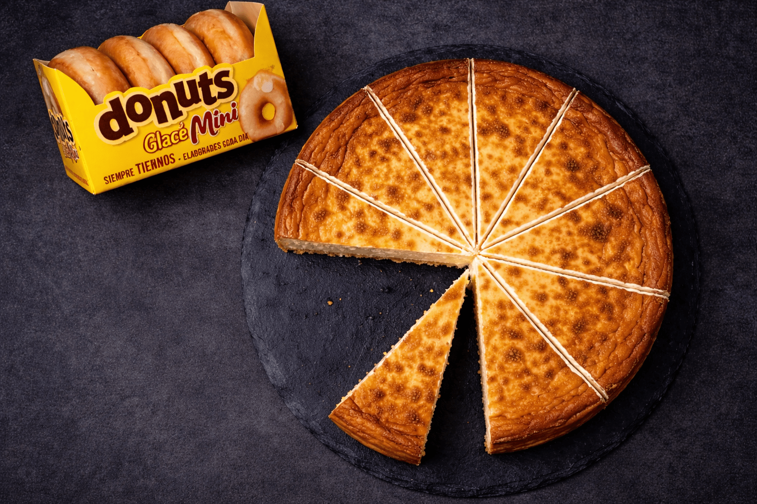 Tarta de Queso de Donuts - Imagen 2
