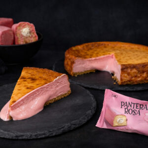 Tarta de Queso de Pantera Rosa