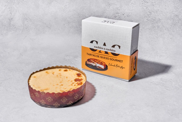 Tarta de queso artesanal de Cachito a Cachito lista para conservar en nevera